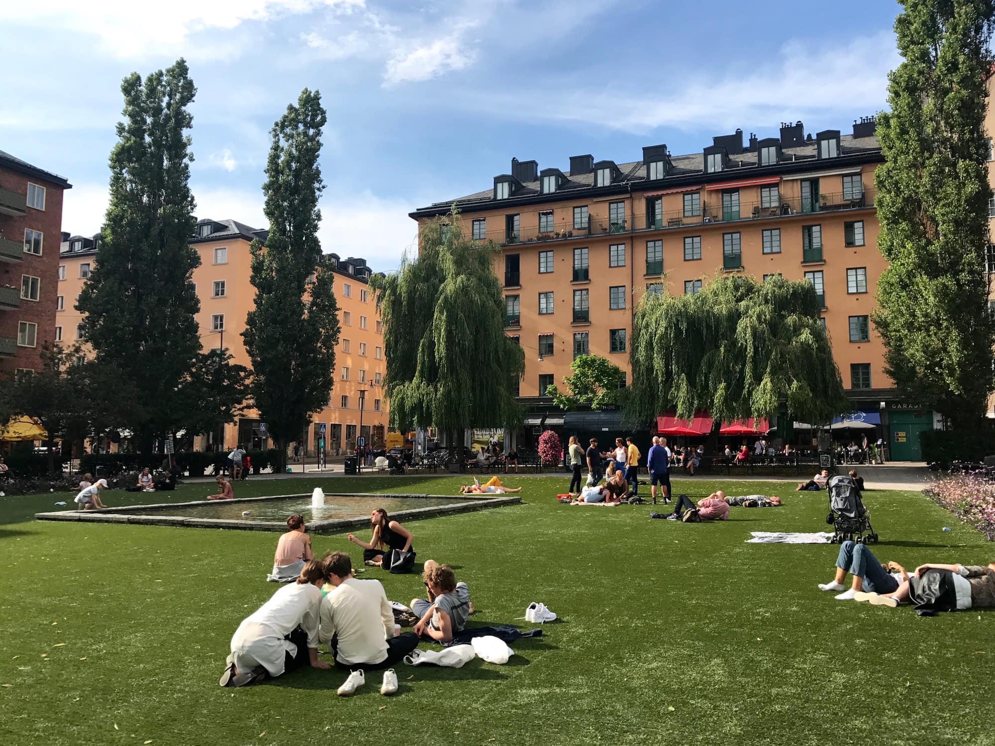 a park in Sweden