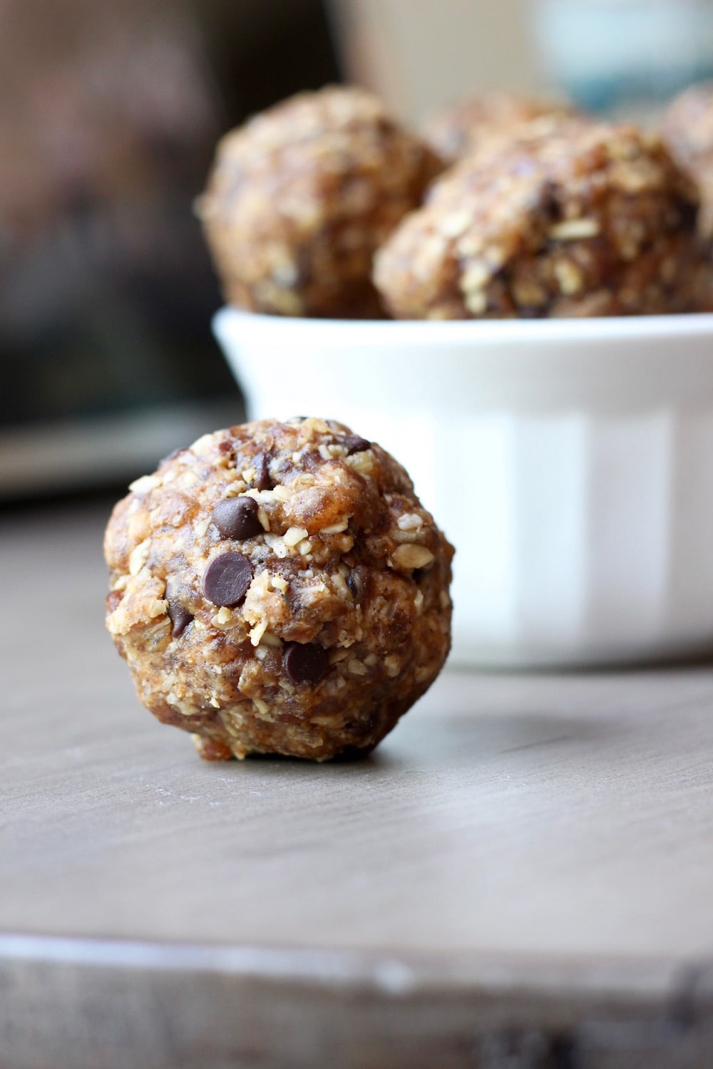 detailed Cinnamon Oatmeal Cookie Dough Balls 