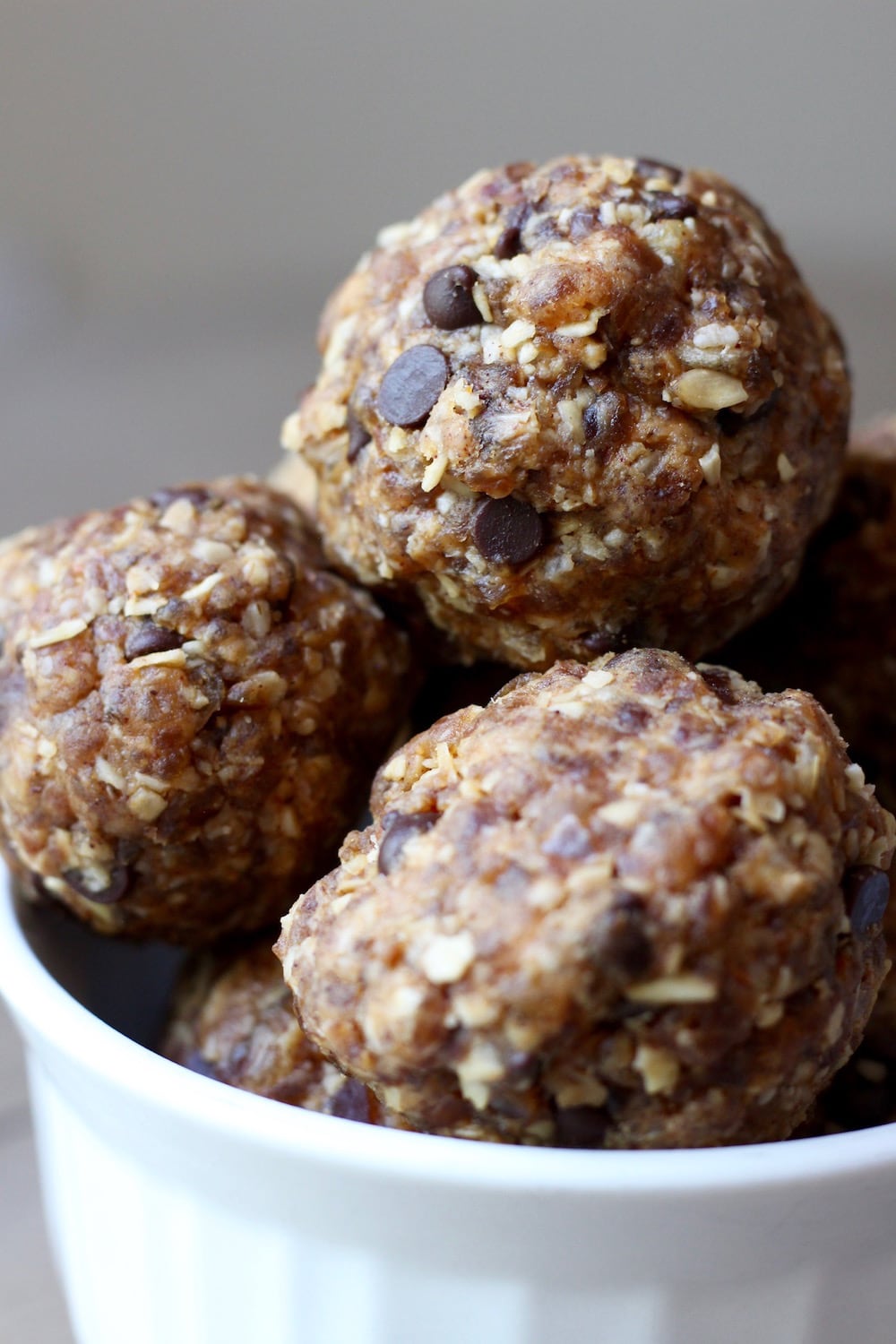 detailed Cinnamon Oatmeal Cookie Dough Balls