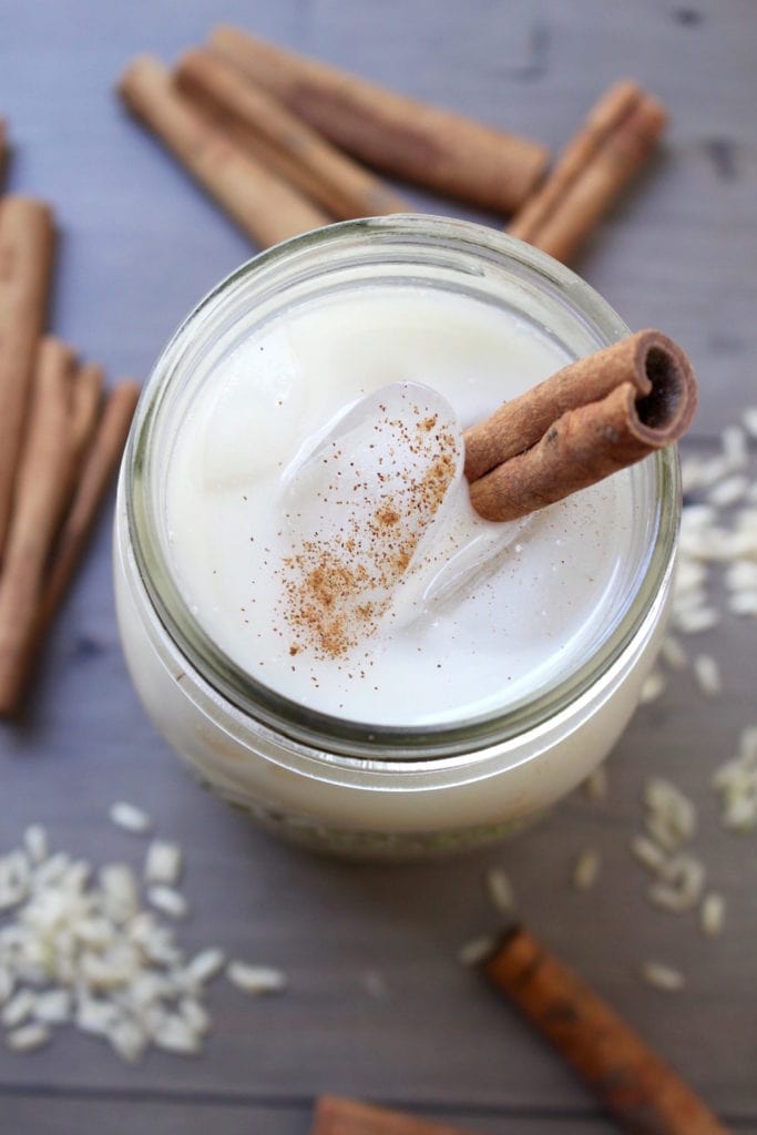 dairy free horchata top view
