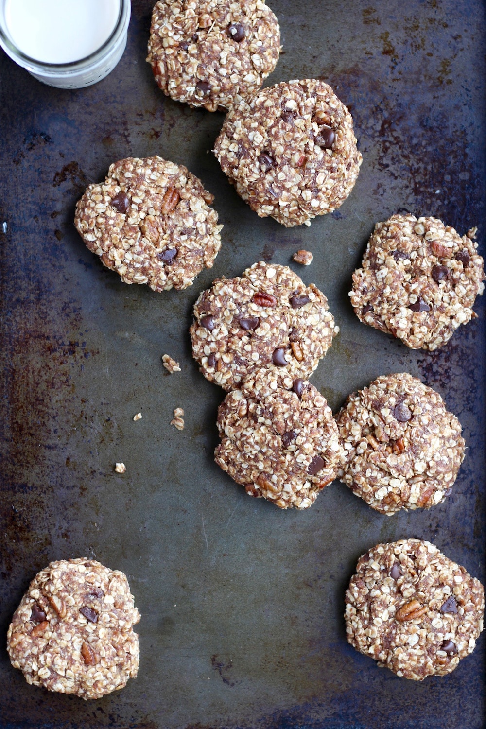 No bake vegan breakfast cookies from above