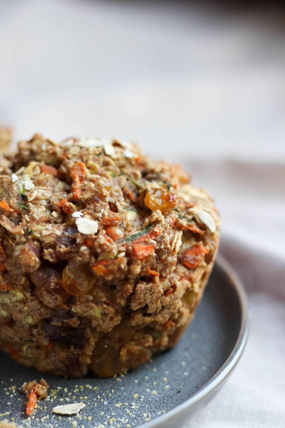 zucchini Carrot oatmeal Breakfast Muffin