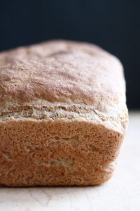 No Knead Whole Wheat Vegan Sandwich Bread