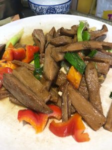 vegan chinese lotus root dish