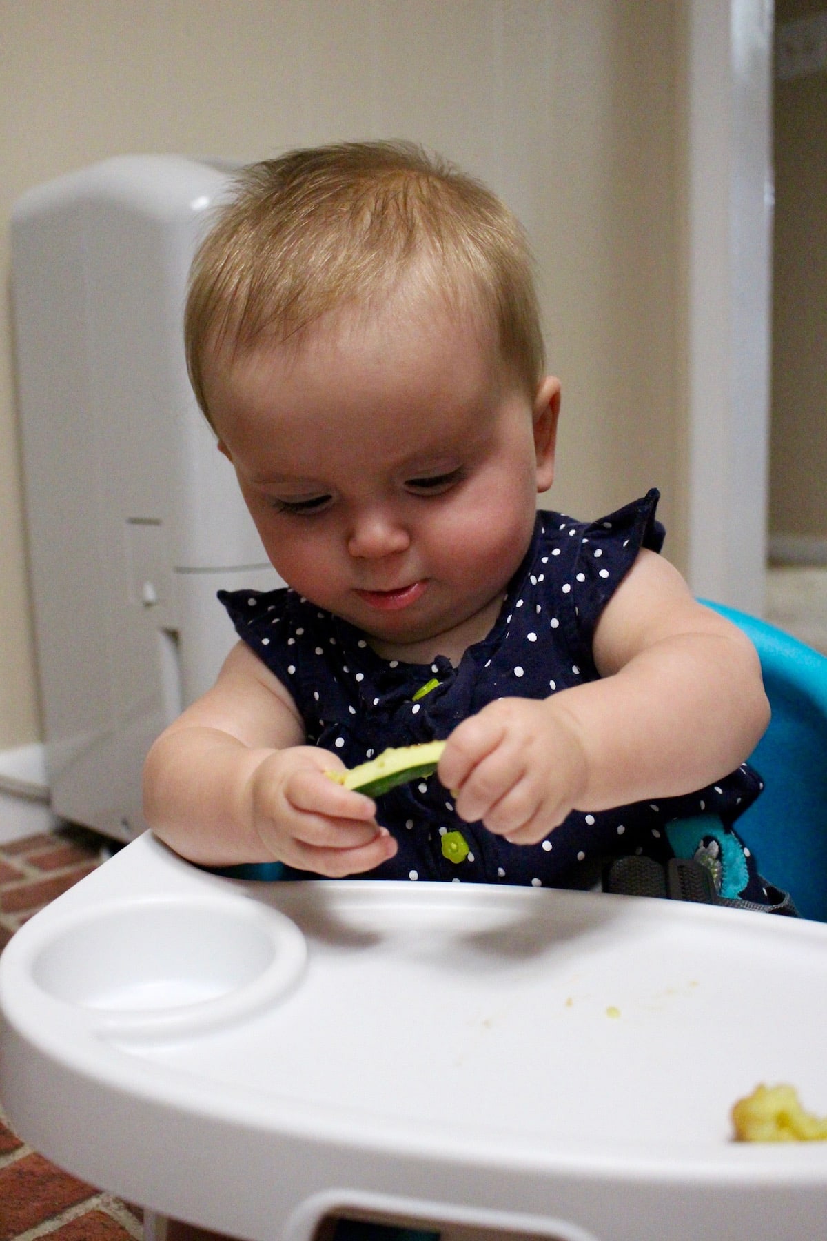 Trying out Baby Led Weaning soon after Harper turned 6 months old