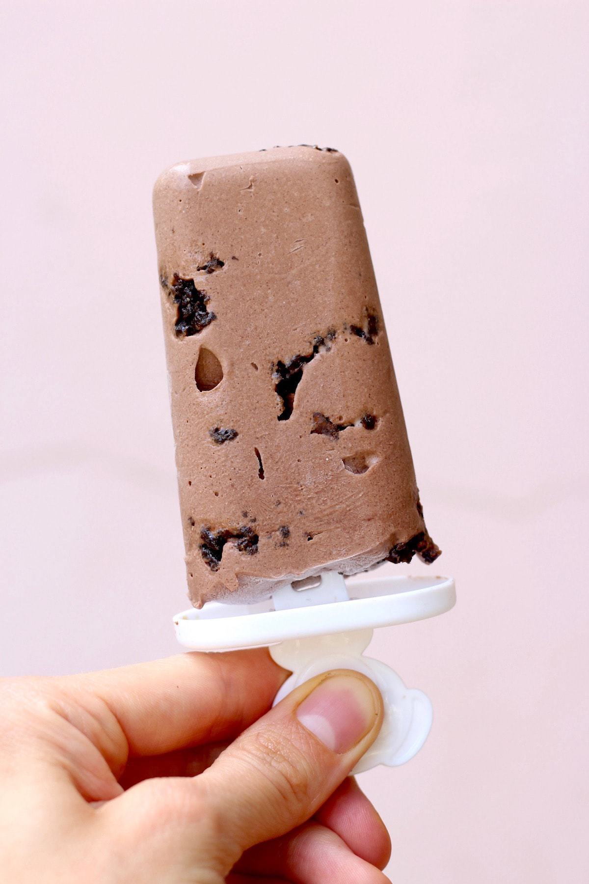 brownie studded fudgesicles