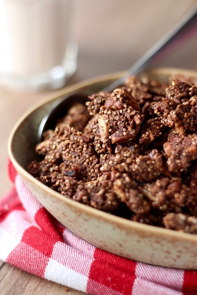 Chocolate Quinoa Cluster Granola The Conscientious Eater