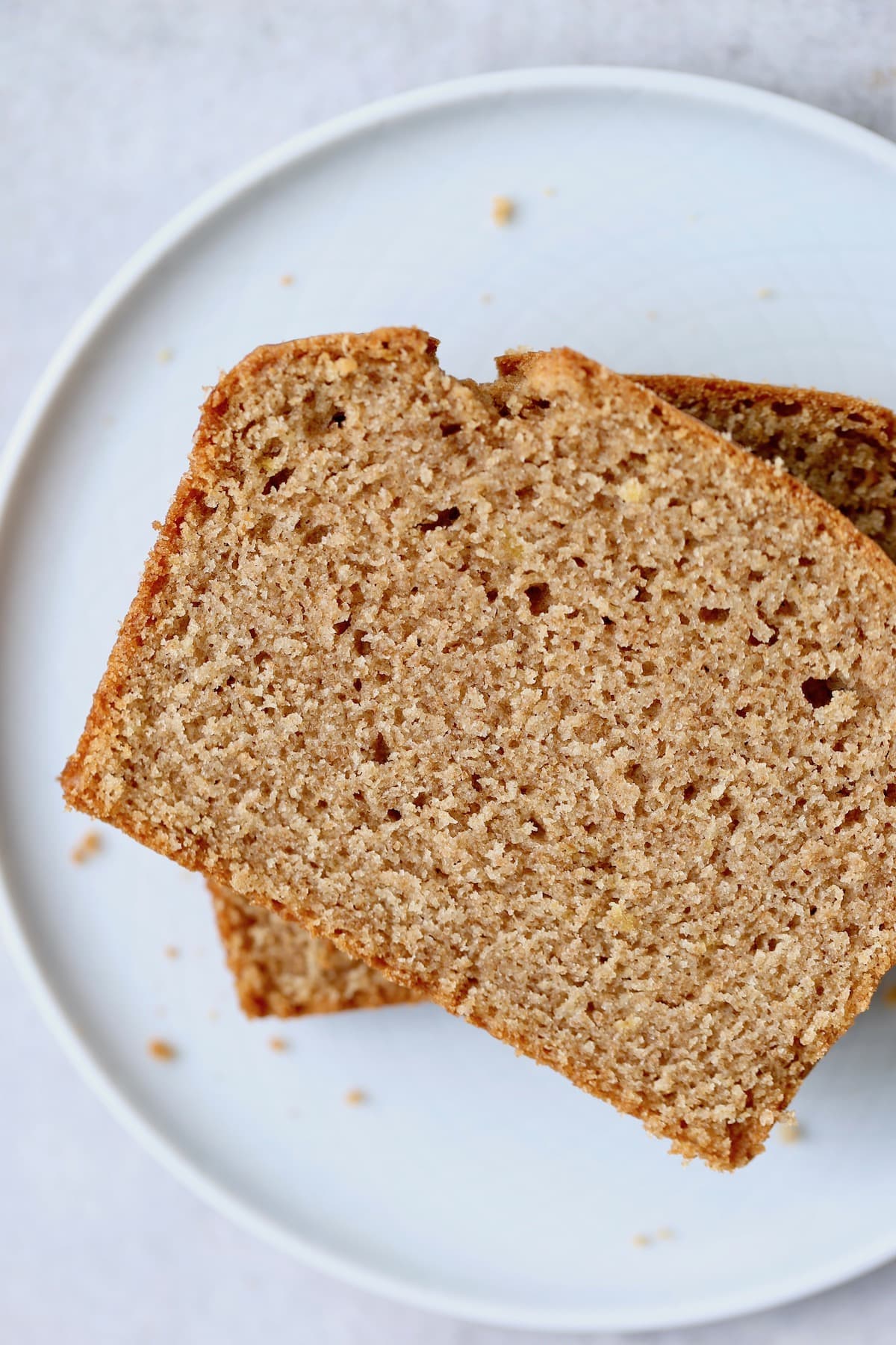 slices of Whole Wheat Olive Oil Tea Cake