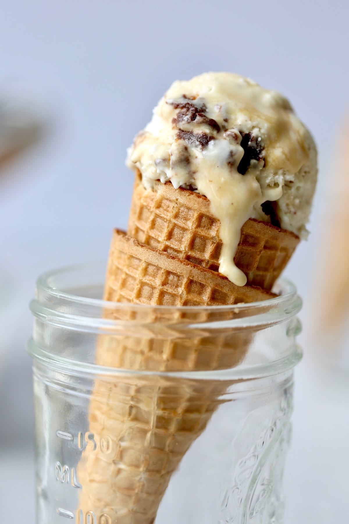 Easy 2-Ingredient Homemade Rolled Ice Cream Recipe + VIDEO