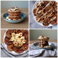 2 Ingredient Oatmeal Banana Blender Pancakes-image