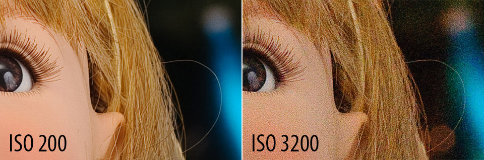 the difference between ISO 200 and ISO 3200 in photography