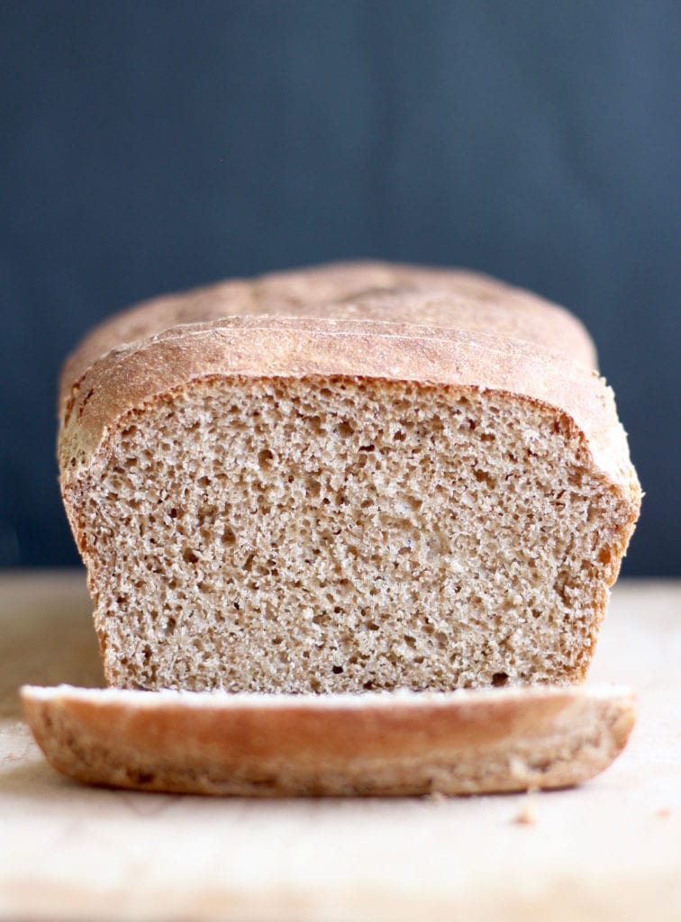 sliced vegan bread