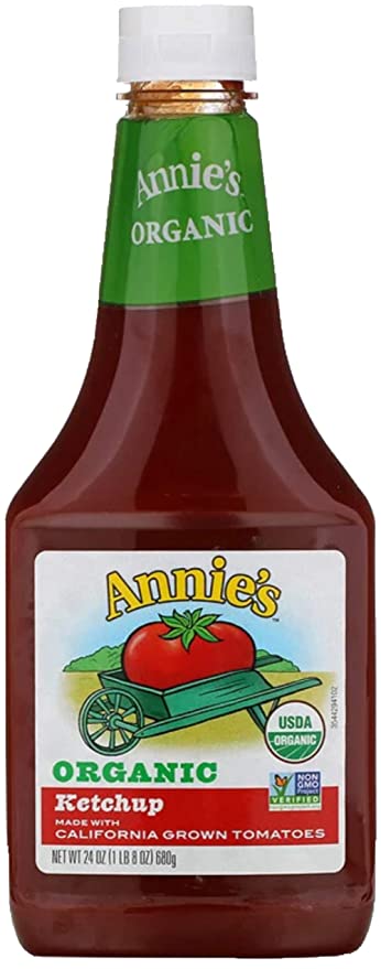 24 oz bottle of annies organic ketchup