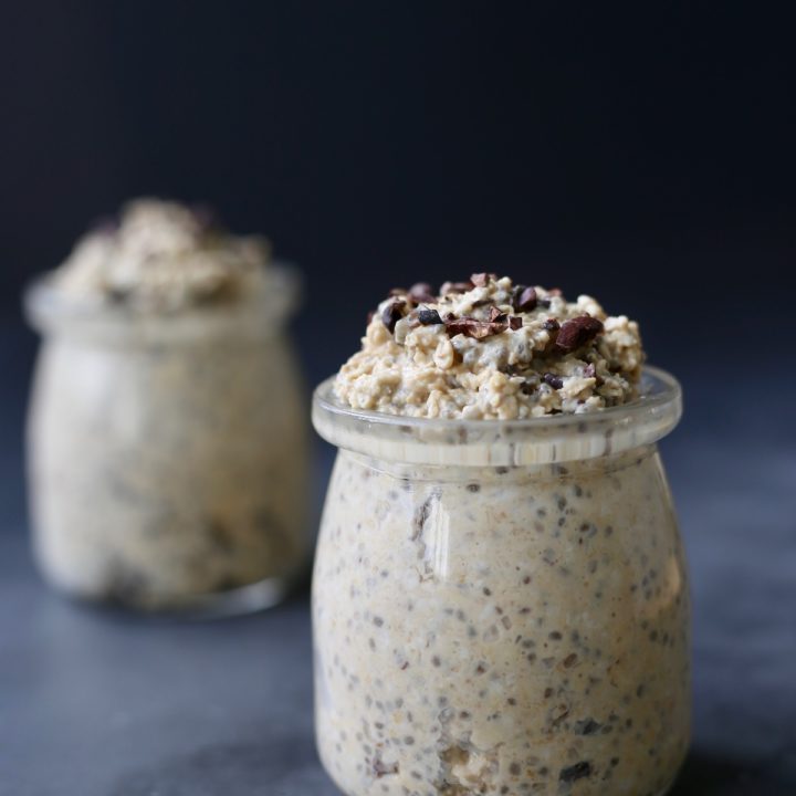 Healthy Cookie Dough Overnight Oats