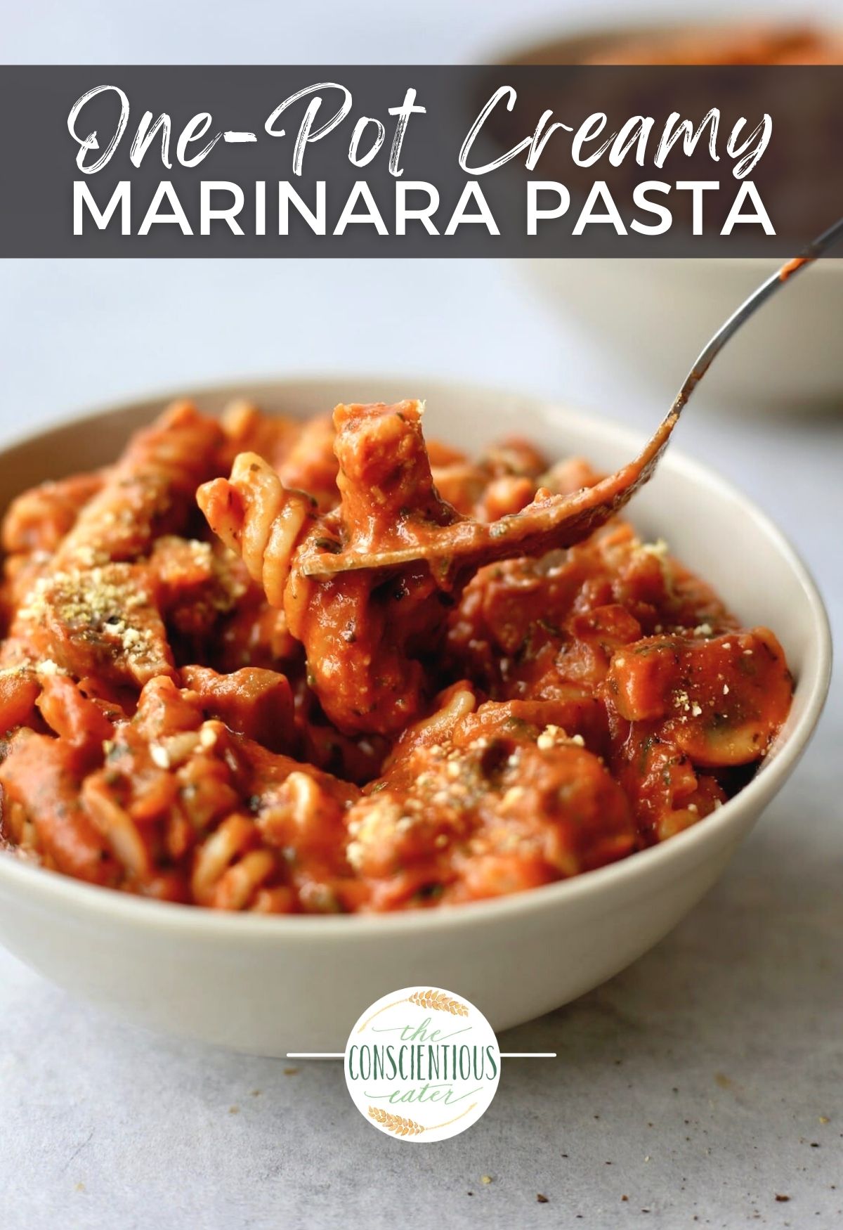 OnePot Creamy Marinara Pasta (Vegan + GlutenFree!) The