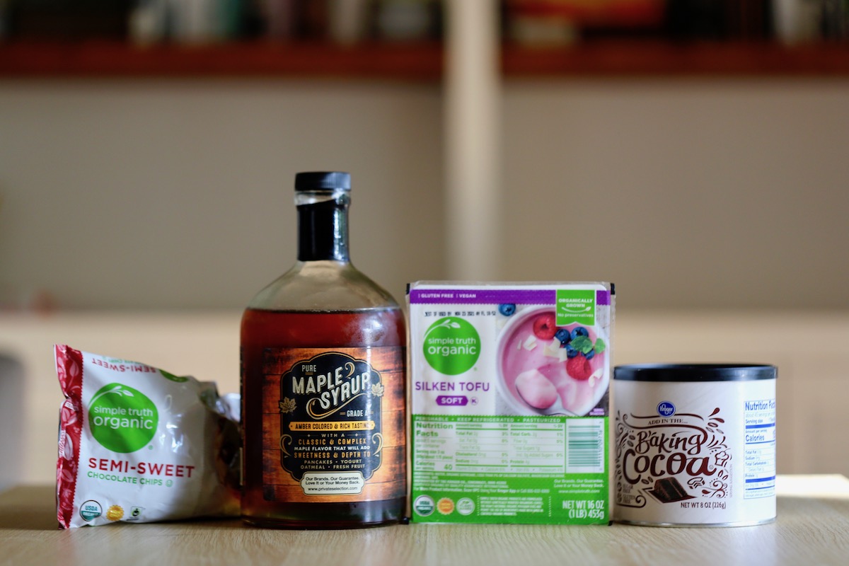 ingredients you'll need for vegan dirt pudding cups