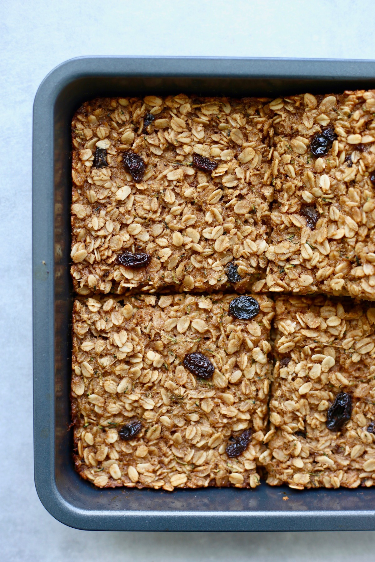 Bake and set aside the oatmeal dish